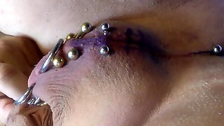 Scrotal piercing