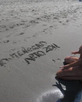 Horny gf 154 naturist girl posing at sea